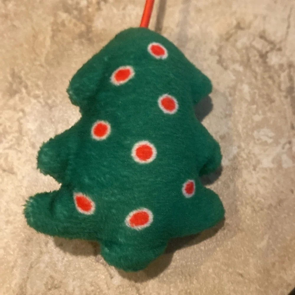Festive Reindeer and Christmas Tree 🌲 Cat Wand Teaser Toy